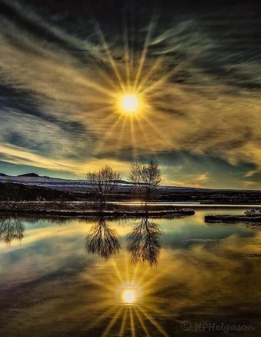 Nice Whole Year Cottage Bythingvallavatn Veithilundur Экстерьер фото